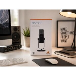 Behringer BIGFOOT USB Studio Condenser Microphone Podcast Streaming Mic NOB